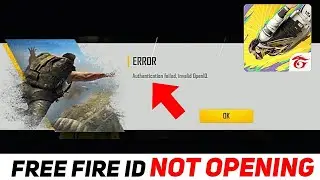 Free Fire Authentication Failed Problem Solve || Free Fire Login Problem Fix✅