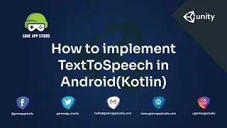 How to Implement Text to Speech  | Android | Game App Studio