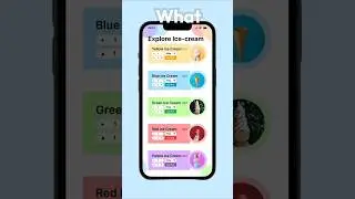 Designing the Perfect Ice Cream App: 1 minute UIs #UIDesign #AppDesign #figma #UXDesign #uiux #tech