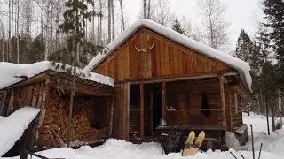 В тайгу на зимовьё с ночёвкой! Скальник Фараон, 32км зимней тайги!