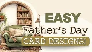 MALE BIRTHDAY CARD & FATHER'S DAY CARDS | card making tutorial 2024