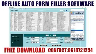 Offline Form Filling Auto Typer Software | Offline Form Filling Auto Typer Software