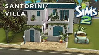 Santorini Villa | The Sims 2 Building I Custom Content