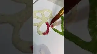 Рисунки на соли/ манке
