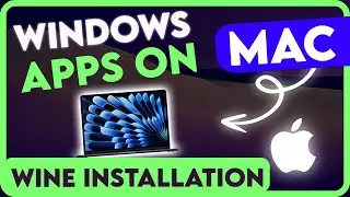 How to install Windows Application on Mac, Macbook | How to install Wine on Mac M1, M2, M3