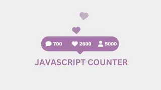 Incrementing counter Using HTML CSS and JavaScript | JavaScript Counter