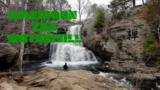 PEACEFUL WATERFALL.  RELAXING MUSIC.  MINDFULNESS.  EAST HADDAM CONNECTICUT.