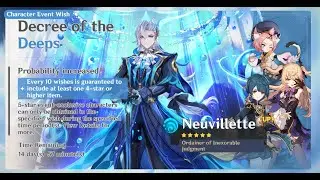 Hydro Dragon Lets gooooo | Genshin Gatcha | ver 4.1
