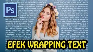 Cara Mudah Membuat Efek Wrapping Text pada Foto di Photoshop