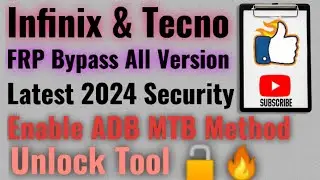 Infinix 2024 Security FRP Bypass New Method | infinix Note 30 Pro X678B frp Bypass | infinix adb FRP