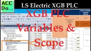 LS Electric XGB PLC Variables and Scope