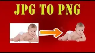 How to convert jpg to png image with full transparency or without background