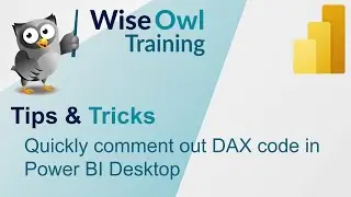 Quickly comment out DAX code in Power BI Desktop
