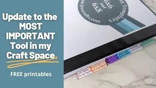 Update to the Most Important Tool in my Craft Room