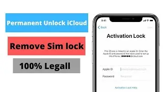 How to legally unlock iCloud Bypass,Simlock | Permanent Unlock iCloud Activation Lock 100%