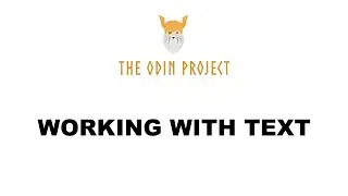 Working with Text - Foundations - The Odin Project