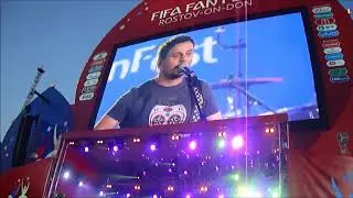 Фан зона Ростов-на-Дону.  22 июня 2018 .г  Выступление группы Приключения Электроников.