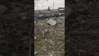 Последствия удара по воинской части ВСУ