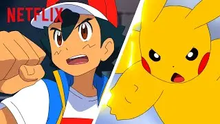 Ash & Pikachus Epic Battle Moments | Pokémon Journeys | Netflix After School