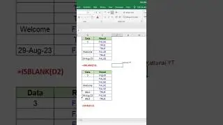 ISBLANK & ISNA Functions in Excel | #shorts | #kallanaiyt