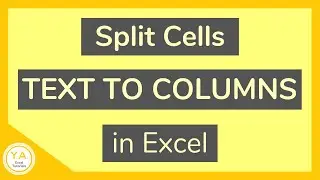 How to Split Cells in Excel with Text to Columns - Excel Tutorial