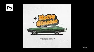 How to Create Retro Classic Print Distortion Cover Art - Photoshop Tutorials