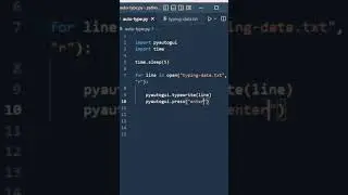 Auto Typing Bot in Python!! #shorts #coding #programming