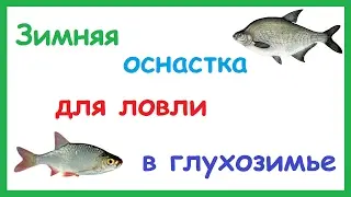 Отличная оснастка для ловли Плотвы в глухозимье. Оснастка для ловли пассивной рыбы.