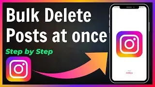 How to Bulk Delete Instagram Posts all at once | Instagram Bulk Post Delete 2025