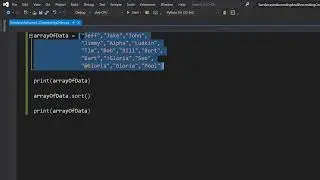 Python: How to Sort Arrays In Ascending and Descending Order (String and Int Arrays)