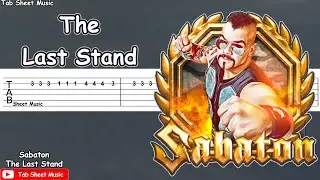 Sabaton - The Last Stand Guitar Tutorial | TAB