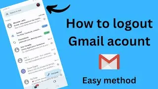 How to logout gmaill account on phone || Logout account on android