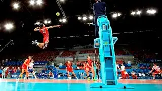 TOP 10 Monsters of the Vertical Jump | Volleyball (HD)