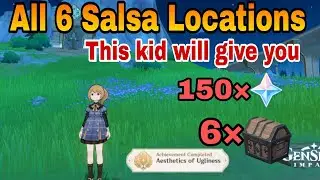 All 6 Salsa Locations Fontaine Genshin impact | Aesthetics of ugliness