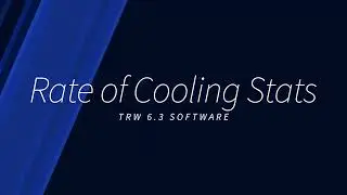 Temprecord TRW 6.3 Rate of cooling stats