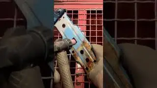 Small Tonka Sandblasting #shorts
