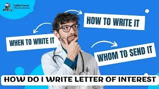 Letter of Interest for residency PD: what to write, what to avoid?