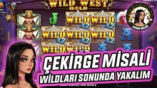 SLOT OYUNLARI  🌋 🤯 WİLD WEST GOLD  🌋 🤯 - WİLDLARI SONUNDA YAKALADIM!