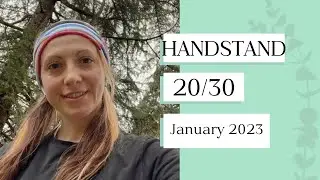 Handstand Day 20/30 challenge January 2023 | Yoga With Olga Puchkova