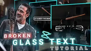 How to Make Broken Glass Text on CapCut | Full Tutorial