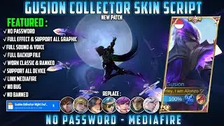 Gusion Collector Night Owl Skin Script Full Effect Voice No Password Mediafire Novaria Patch