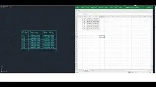 export autocad text to excel