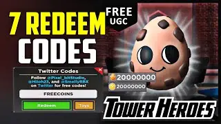 *NEW* ALL WORKING CODES FOR TOWER HEROES IN 2024! ROBLOX TOWER HEROES CODES