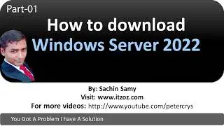 Part 01 How to download Windows Server 2022 ISO free trail