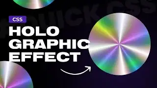 CSS Holographic Effect | Quick CSS Tutorial