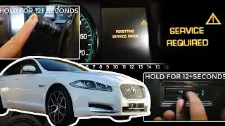 Reset service timer: Jaguar XF 2008-2015 Quick and clear [xf service light reset on 2012 model]