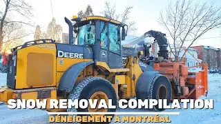 2 Hours Snow Removal Compilation | Winter 2022-2023 | Déneigement à Montréal 