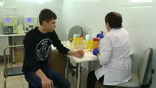 17.04.18 Кровь из вены в лаборатории Белоярского.