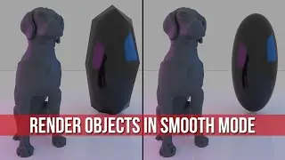 Maya + Vray 5 | How to render objects with Smooth Mesh preview in Vray