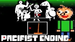 Baldi Battle in Undertale Pacifist Ending